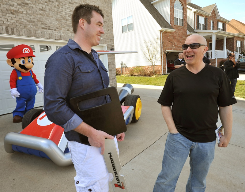Illustration for article titled Even Banana Peels Can't Stop This Real-Life Mario Kart